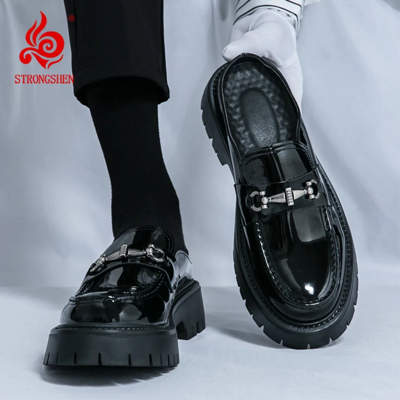 STRONGSHEN Designer Men Leather Slippers Luxury Leather Casual Shoes for Men Loafers Fashion Slip On Footwear Half Slippers
STRONGSHEN Designer Men Leather Slippers Luxury Leather Casual Shoes for Men Loafers Fashion Slip On Footwear Half Slippers