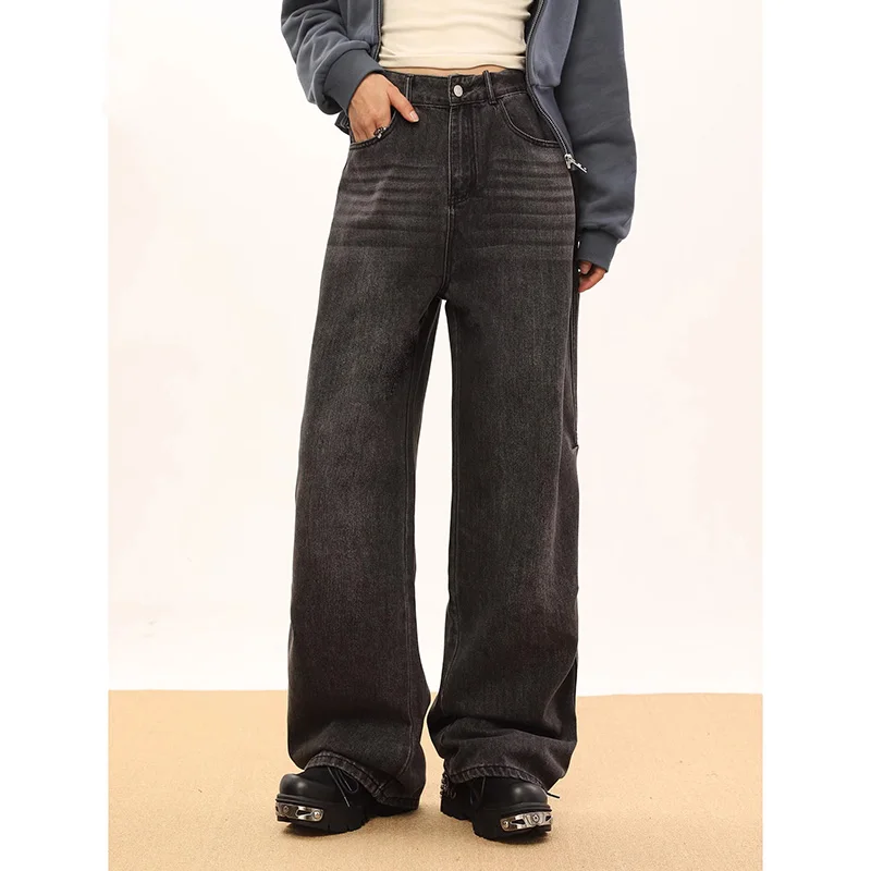 WCFCX STUDIO Autumn New Fashion Women's Jeans Street Casual Wide Leg Pants Loose Straight Trousers Y2K Denim Pant
WCFCX STUDIO Autumn New Fashion Women's Jeans Street Casual Wide Leg Pants Loose Straight Trousers Y2K Denim Pant