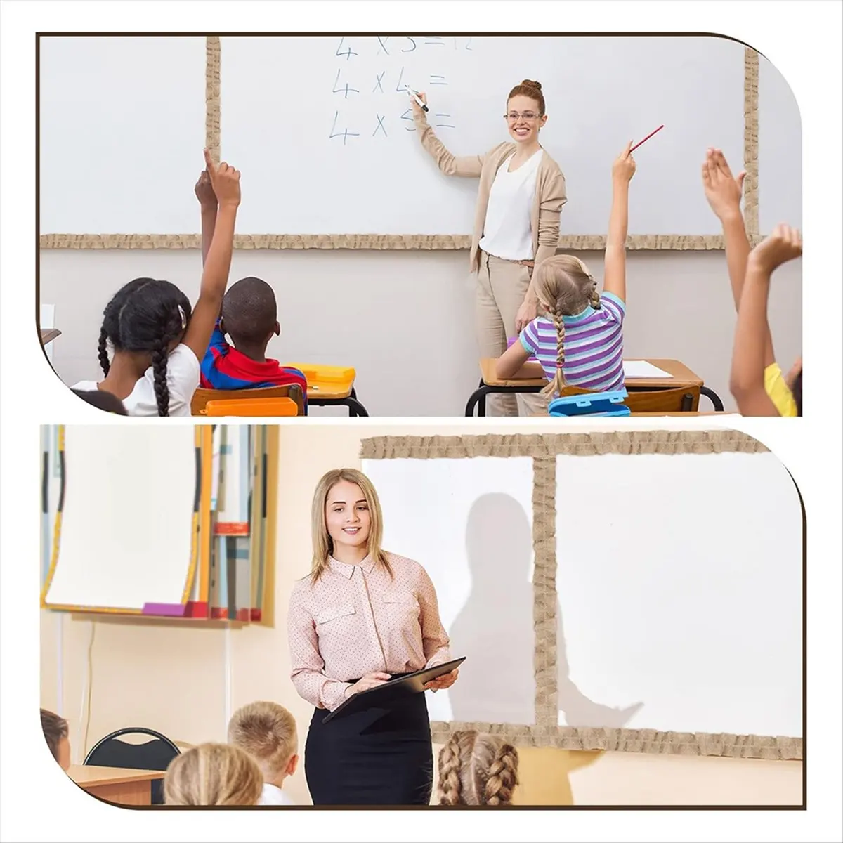 6 рулонов бордюров для доски объявлений с рюшами для декора класса, декор для класса в фермерском доме, мешковина, границы для объявлений
6 рулонов бордюров для доски объявлений с рюшами для декора класса, декор для класса в фермерском доме, мешковина, границы для объявлений