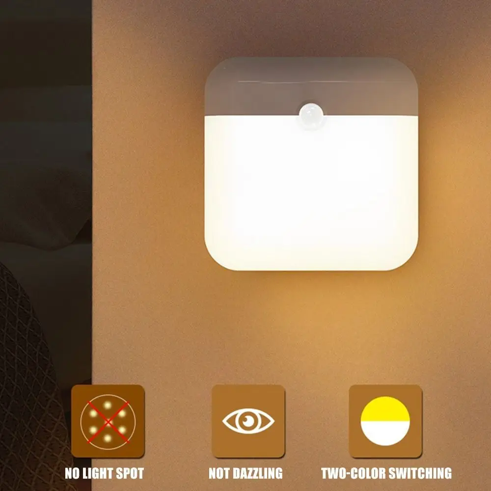 Automatic Sensor Motion Sensor Led Light LED Lamp Square Lamp USB Charging Lamp Automatic Lighting Night Lights
Automatic Sensor Motion Sensor Led Light LED Lamp Square Lamp USB Charging Lamp Automatic Lighting Night Lights