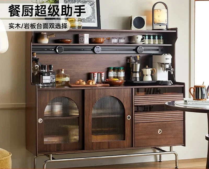 Light sandalwood solid wood American dining side cabinet integrated locker multi-functional tea cabinet
Light sandalwood solid wood American dining side cabinet integrated locker multi-functional tea cabinet
