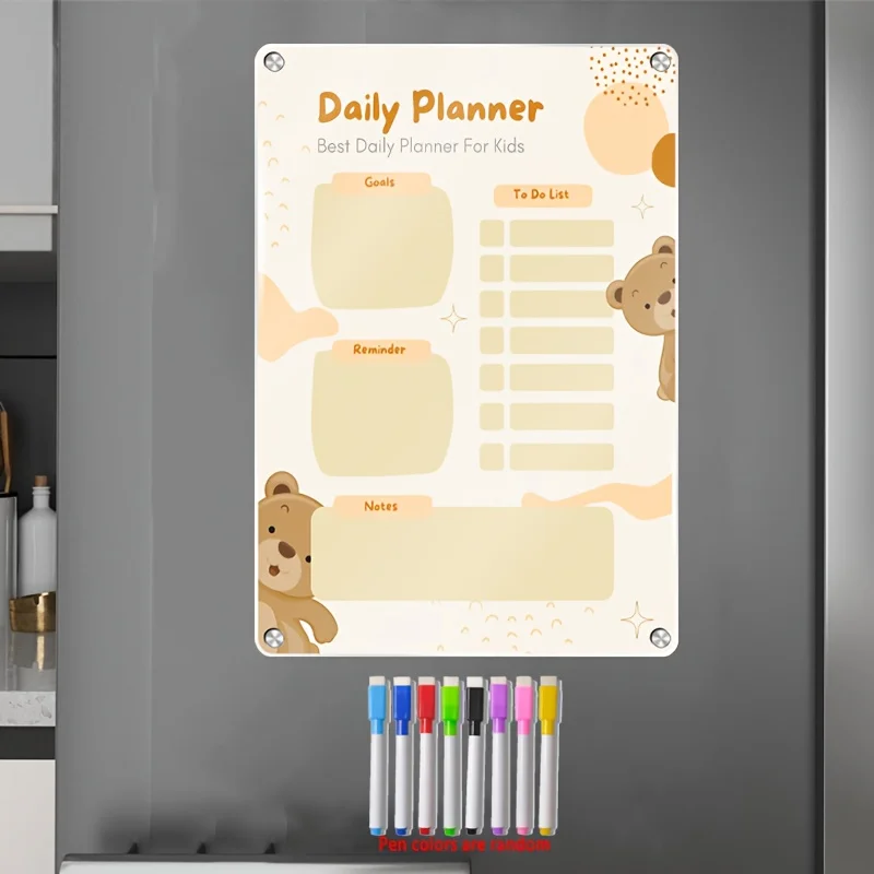 Weekly Planner A3 Size, Management of Daily Tasks and Life Schedules. Includes 8 Random Color Markers for Clear Categorization
Weekly Planner A3 Size, Management of Daily Tasks and Life Schedules. Includes 8 Random Color Markers for Clear Categorization