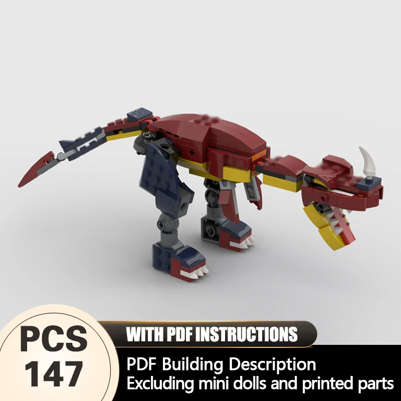 Creators Animal Series Model MOC Building Bricks Ceratosaurus Modular Technology Gifts Holiday Assemble Children Toys Suit
Creators Animal Series Model MOC Building Bricks Ceratosaurus Modular Technology Gifts Holiday Assemble Children Toys Suit