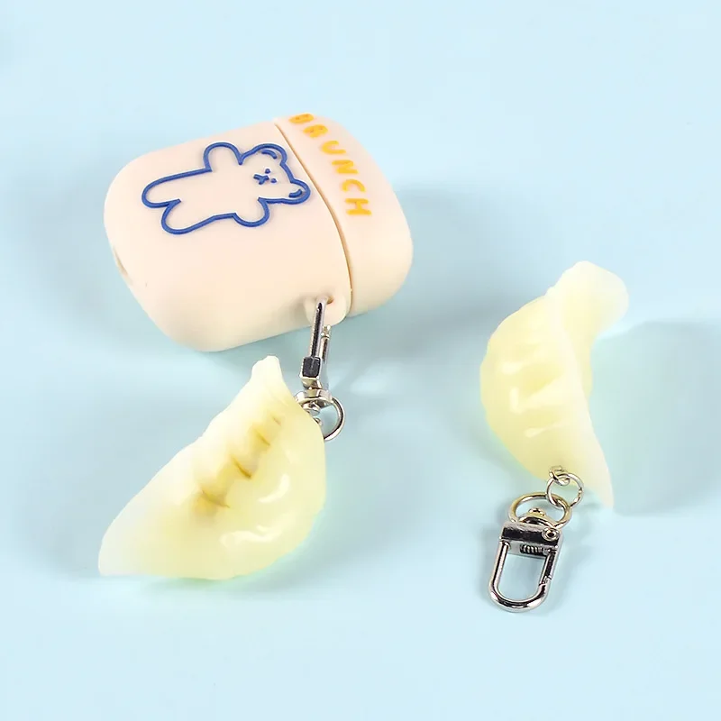 Simulated Dumpling Keychain Fashion Creative Food Photography Model Car Phone Bag Pendant Ornaments Gift Trinkets Women Llaveros
Simulated Dumpling Keychain Fashion Creative Food Photography Model Car Phone Bag Pendant Ornaments Gift Trinkets Women Llaveros