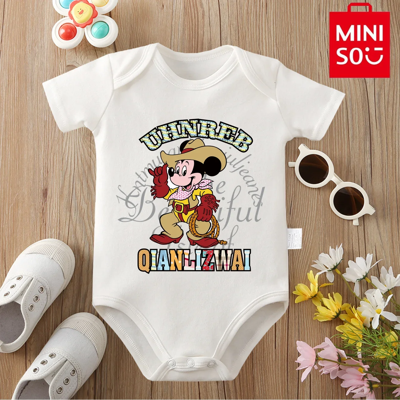 MINISO Mickey Mouse Cute Cartoon Print Disney 100% Cotton Soft Baby Clothe Onesie Bodysuit for 0 To 12 Months Newborn
MINISO Mickey Mouse Cute Cartoon Print Disney 100% Cotton Soft Baby Clothe Onesie Bodysuit for 0 To 12 Months Newborn