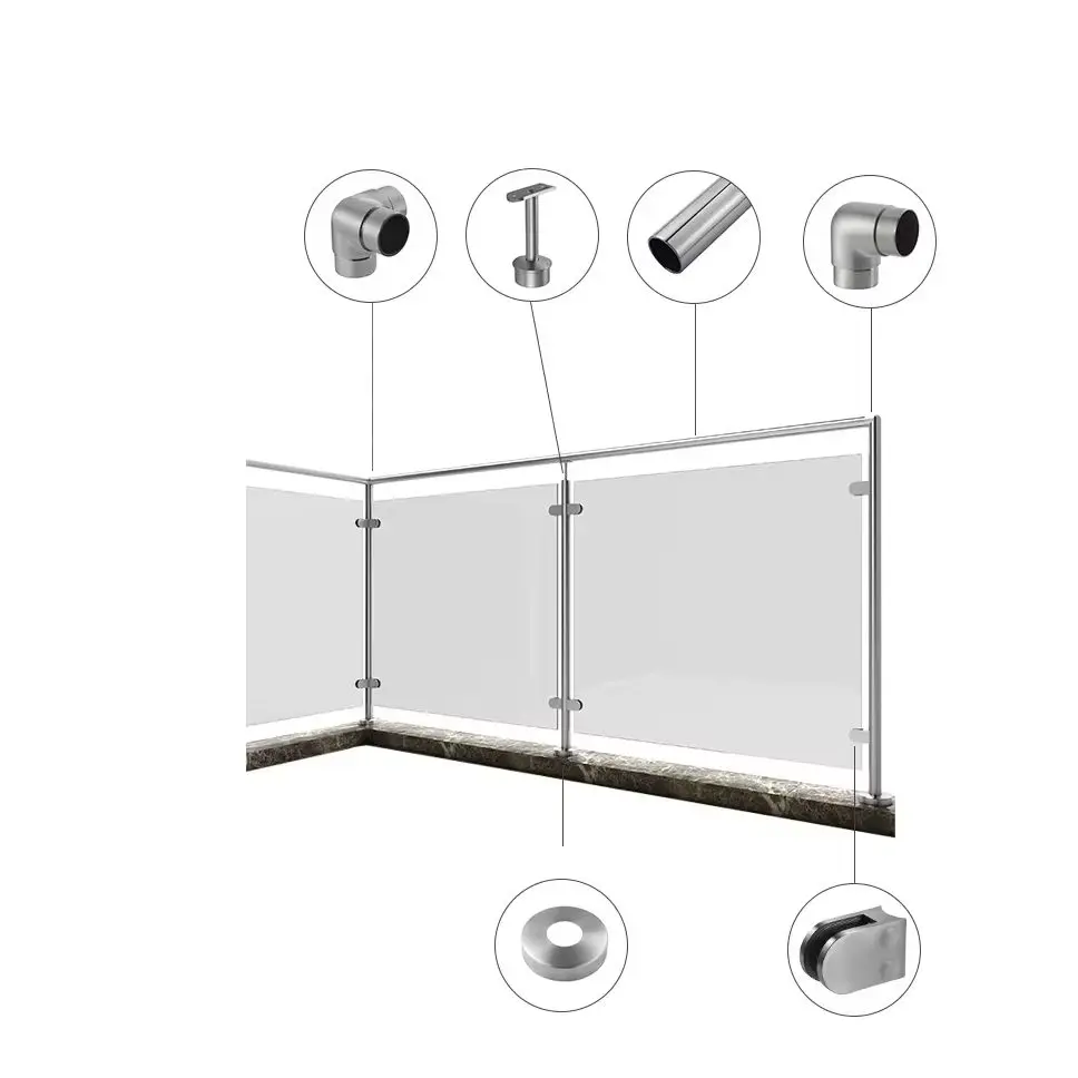 Highco-Cast 316 Stainless Steel 50.8mm Stair Railing Staircase Handrail Balustrade Balcony Handrail Bracket
Highco-Cast 316 Stainless Steel 50.8mm Stair Railing Staircase Handrail Balustrade Balcony Handrail Bracket