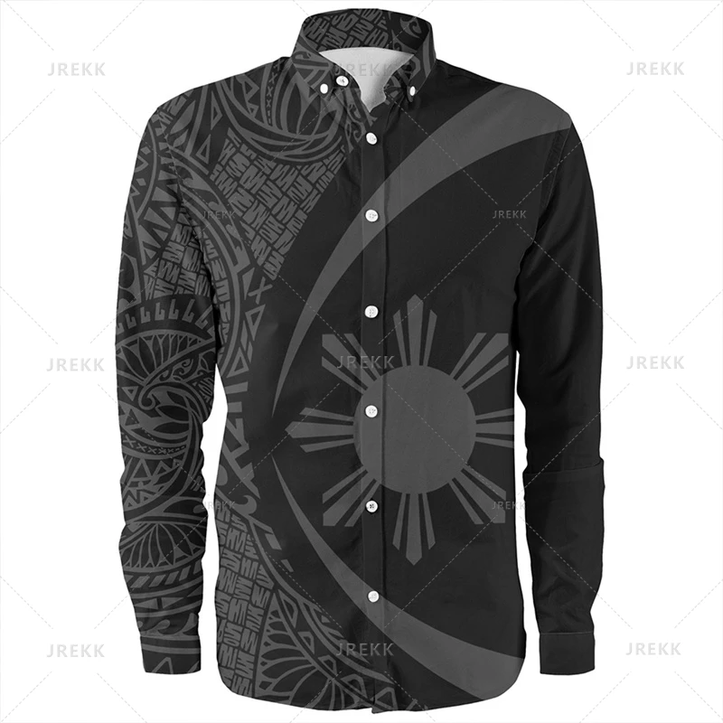 Small Size Vintage 3D Print Philippines Ethnic Emblem Long Sleeve Shirts Mens Philippines Tribal Patterns Graphic Shirts Blouses
Small Size Vintage 3D Print Philippines Ethnic Emblem Long Sleeve Shirts Mens Philippines Tribal Patterns Graphic Shirts Blouses