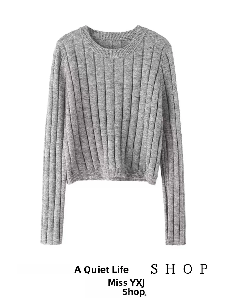 Autumn Winter Striped Long Sve round Ne Pullover Knitted Sweater Women's Faion Brand Label Removed Tailored Goods
Autumn Winter Striped Long Sve round Ne Pullover Knitted Sweater Women's Faion Brand Label Removed Tailored Goods