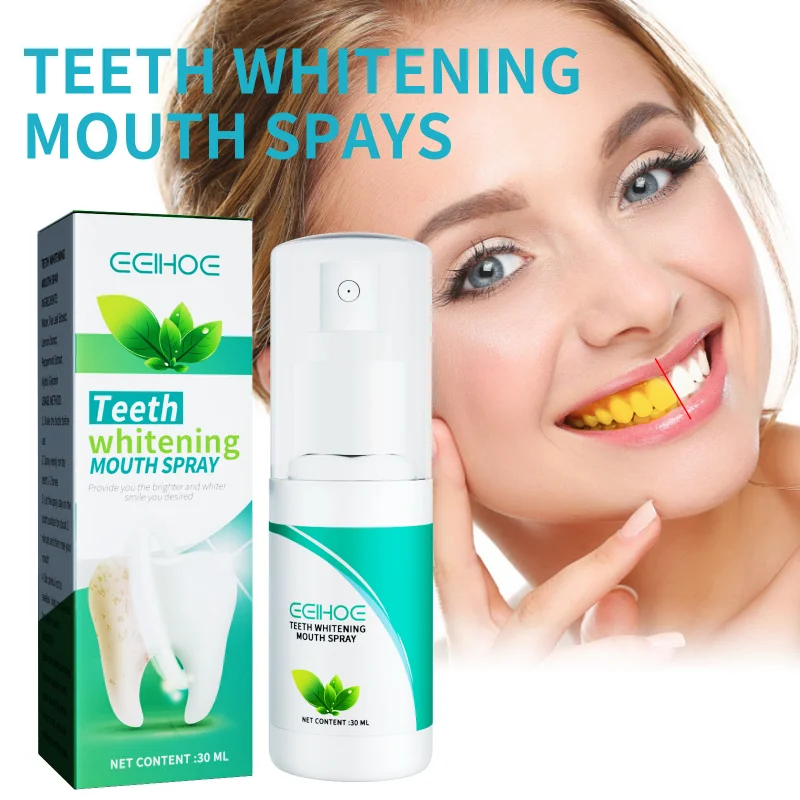 Teeth Whitening Oral Spray - Clean Dental Stains & Tartar, Fresh Breath & Teeth Care With Lemon, Mint Extracts & Xylitol
Teeth Whitening Oral Spray - Clean Dental Stains & Tartar, Fresh Breath & Teeth Care With Lemon, Mint Extracts & Xylitol