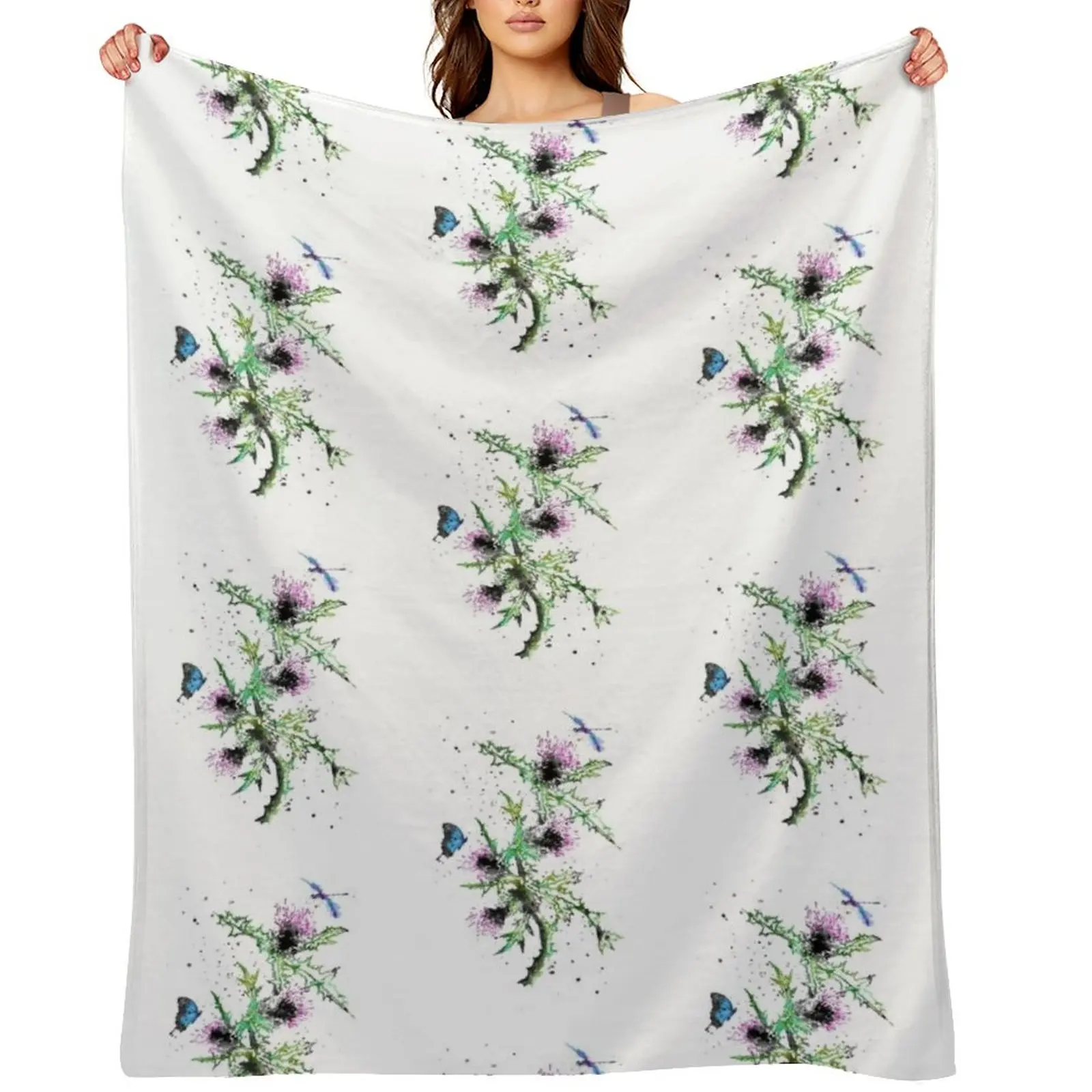 Scottish Thistle, watercolor Scottish Thistle Throw Blanket Luxury Brand for babies Bed Loose Blankets
Scottish Thistle, watercolor Scottish Thistle Throw Blanket Luxury Brand for babies Bed Loose Blankets