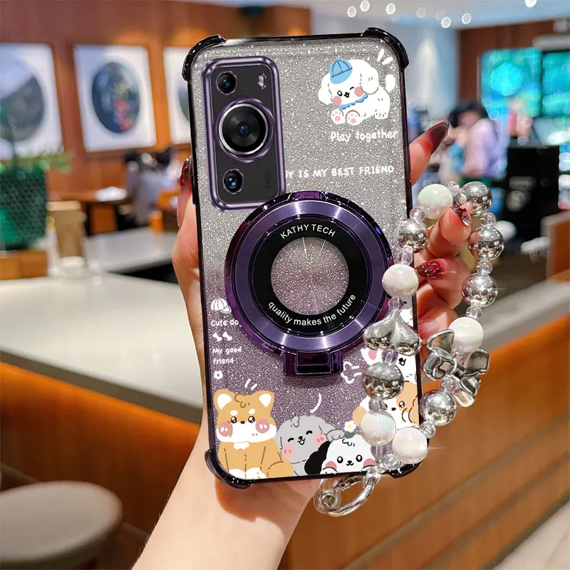 Чехол-держатель для телефона с жемчужным ремешком и блестящим милым щенком для Huawei P40 P50 P60 P30 Lite Pro P40 Pro, противоударная задняя крышка
Чехол-держатель для телефона с жемчужным ремешком и блестящим милым щенком для Huawei P40 P50 P60 P30 Lite Pro P40 Pro, противоударная задняя крышка