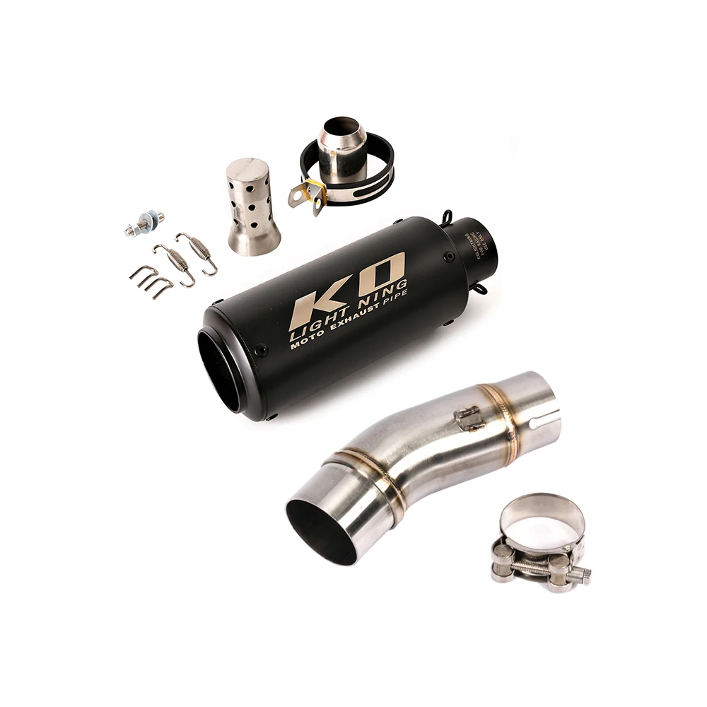 For Kawasaki Ninja250 400 Z400 2017-2025 Motorcycle Exhaust Escape System Stainless Steel Mid Link Piep 51MM Muffler DB Killer
For Kawasaki Ninja250 400 Z400 2017-2025 Motorcycle Exhaust Escape System Stainless Steel Mid Link Piep 51MM Muffler DB Killer