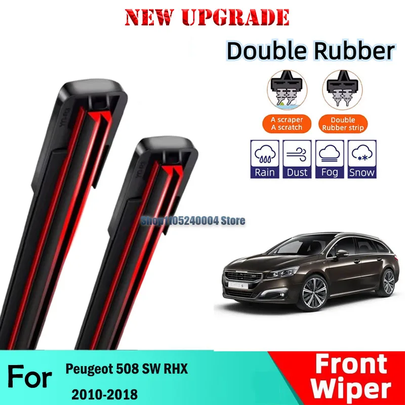 2PCS Car Wiper For Peugeot 508 SW RHX 2010-2018 Front Wiper Blades Brushes Auto Accessories 2014 2015 2016 2017
2PCS Car Wiper For Peugeot 508 SW RHX 2010-2018 Front Wiper Blades Brushes Auto Accessories 2014 2015 2016 2017