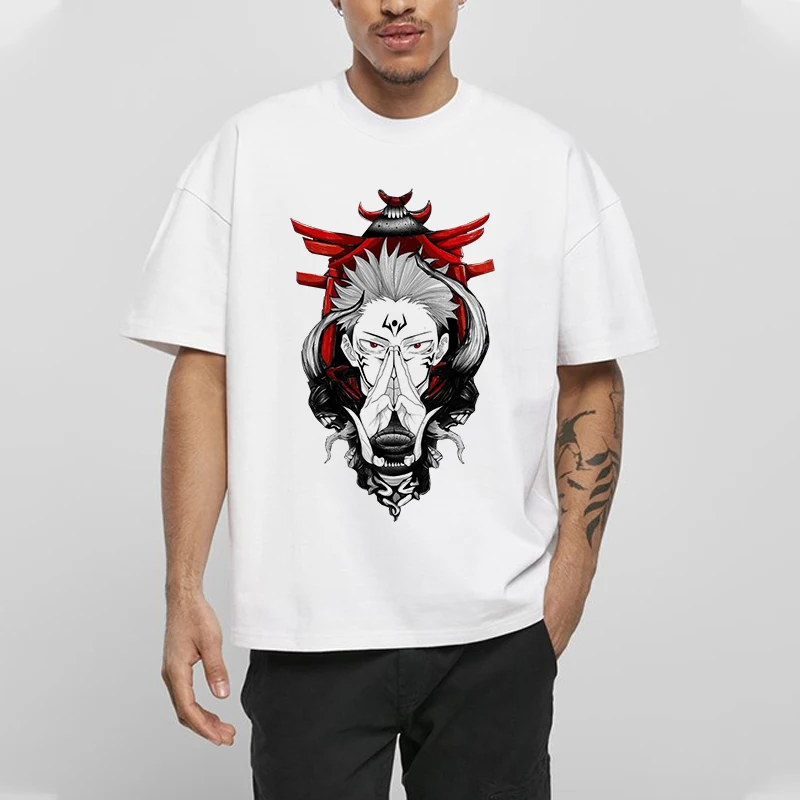 Anime T-shirts for Men Oversized Jujutsu Kaisen Sukuna Short Sleeve Tee Gifts for Boyfriend Streetwear New in Tops Vintage
Anime T-shirts for Men Oversized Jujutsu Kaisen Sukuna Short Sleeve Tee Gifts for Boyfriend Streetwear New in Tops Vintage