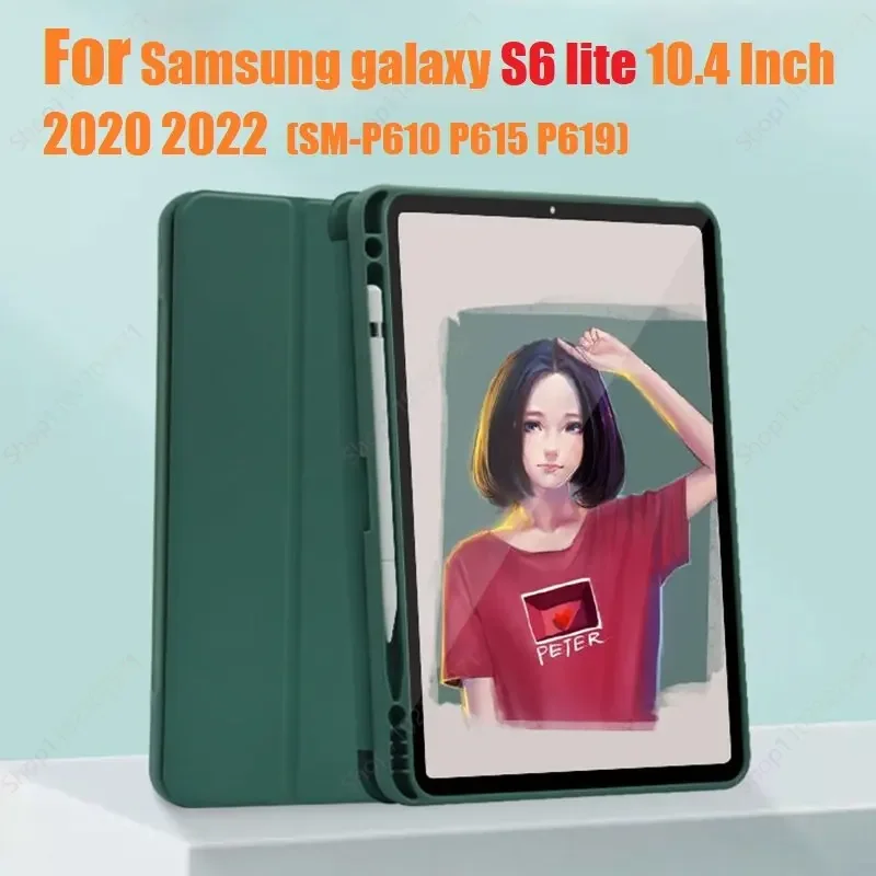 Чехол-книжка с держателем для стилуса для нового Galaxy Tab S6 Lite 10.4 2024/2022, для моделей SM-P620/P625/P610/P615/P619
Чехол-книжка с держателем для стилуса для нового Galaxy Tab S6 Lite 10.4 2024/2022, для моделей SM-P620/P625/P610/P615/P619