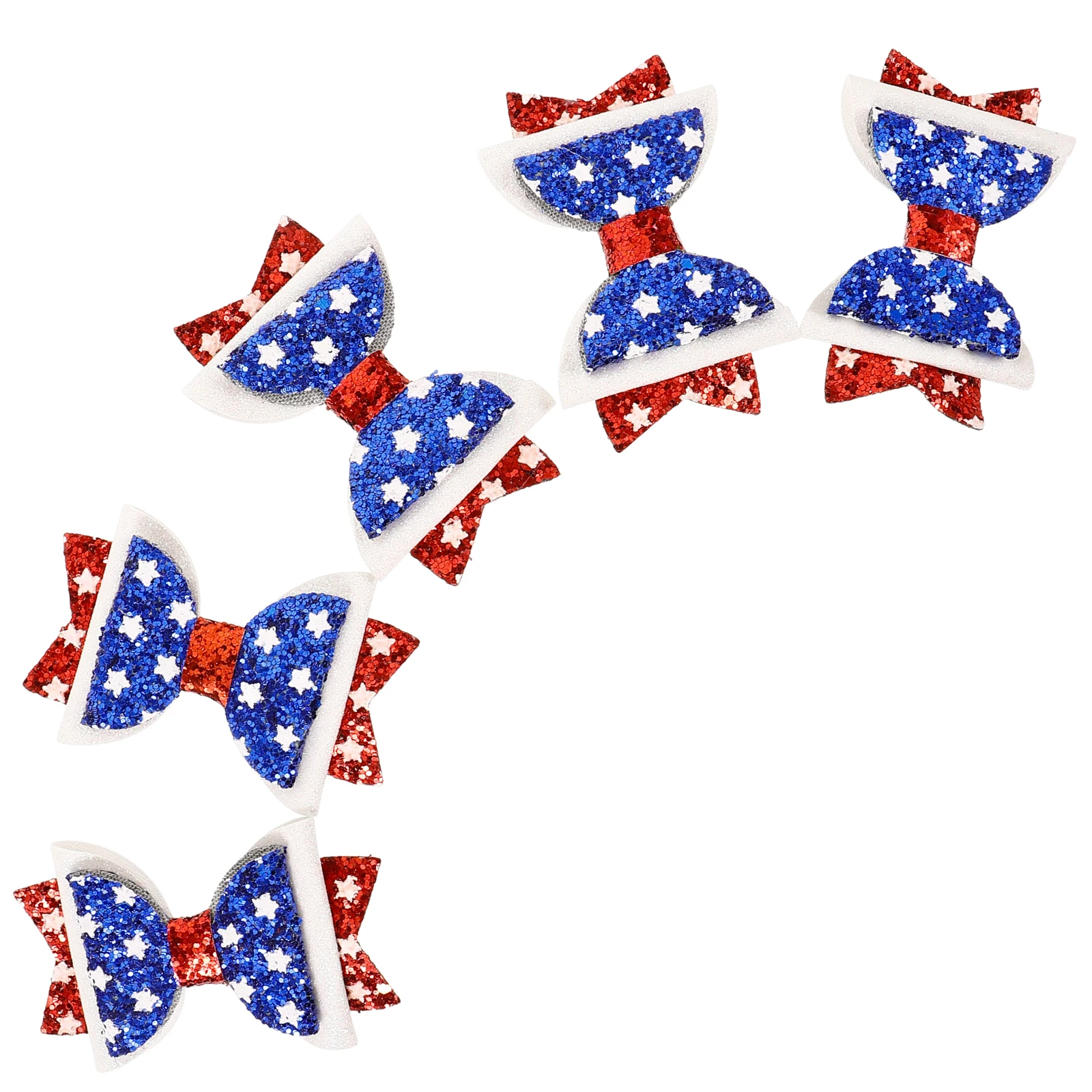 5pcs Patriotic Hair Clips Red White Glitter Bow for Kids Fine Hair 4th July American Flag Party Parade
5pcs Patriotic Hair Clips Red White Glitter Bow for Kids Fine Hair 4th July American Flag Party Parade