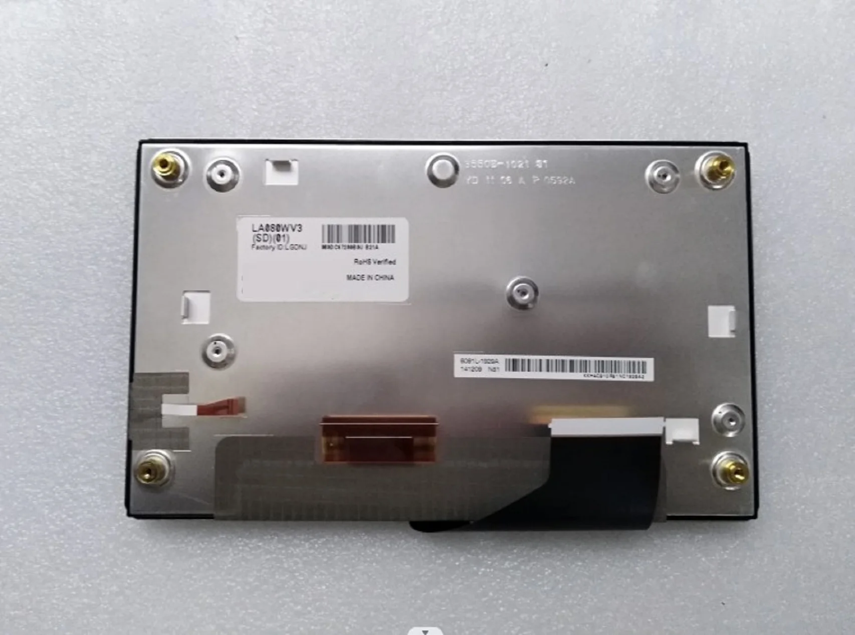 Free shipping 8 inch LCD Display LA080WV3(SD)(01) la080wv3(sd)(01) for car display,with touch
Free shipping 8 inch LCD Display LA080WV3(SD)(01) la080wv3(sd)(01) for car display,with touch