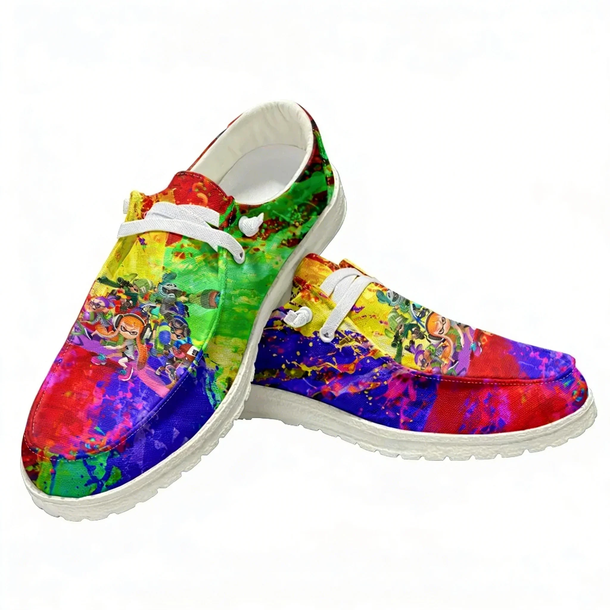 Splatoons Casual Shoes Men Woman Flat Shoe Breathable Indoor Outdoor Lightweight Footwear Couple Custom Made Shoe
Splatoons Casual Shoes Men Woman Flat Shoe Breathable Indoor Outdoor Lightweight Footwear Couple Custom Made Shoe