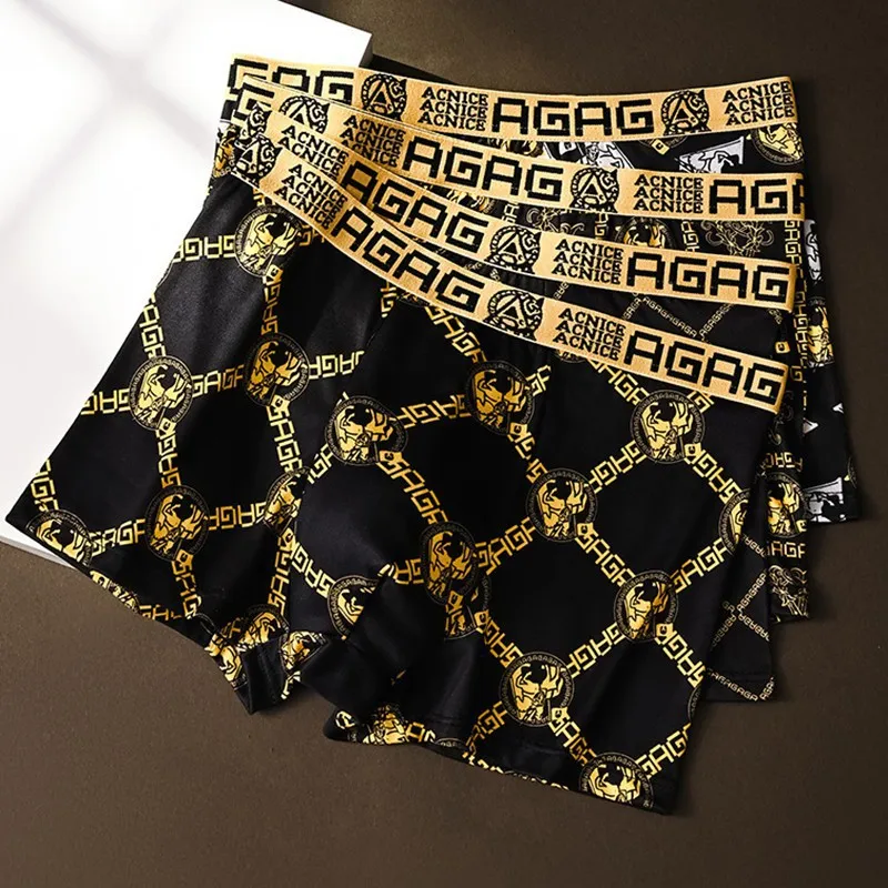 Black Gold Men's Underwear Boxer Briefs Breathable Premium Cotton Underpants for Fashion Underwear for US & EU
Black Gold Men's Underwear Boxer Briefs Breathable Premium Cotton Underpants for Fashion Underwear for US & EU