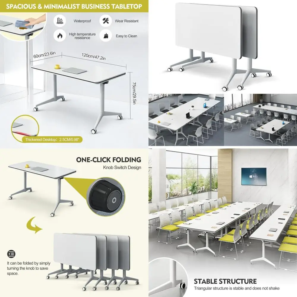 Большой мобильный учебный стол на колесах, белый, диаметр 47,2 дюйма x ширина 23,6 дюйма x высота 29,5 дюйма
Большой мобильный учебный стол на колесах, белый, диаметр 47,2 дюйма x ширина 23,6 дюйма x высота 29,5 дюйма
