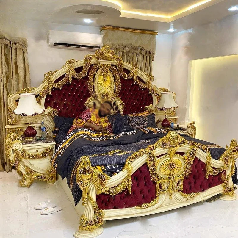 European Double Queen Bed Headboards Vintage Square Romantic Simple Trendy Unusual Bed Light Luxury Beliche Lounge Furniture
European Double Queen Bed Headboards Vintage Square Romantic Simple Trendy Unusual Bed Light Luxury Beliche Lounge Furniture