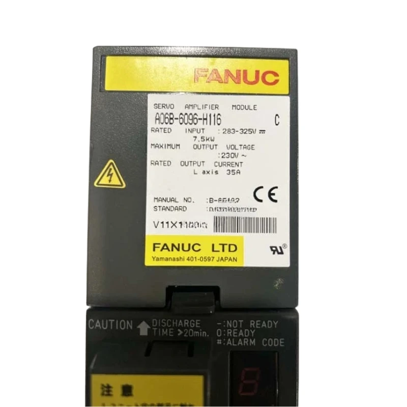 Tested ok Fanuc A06B-6096-H116 Servo Drive In Stock Fast Shipping
Tested ok Fanuc A06B-6096-H116 Servo Drive In Stock Fast Shipping