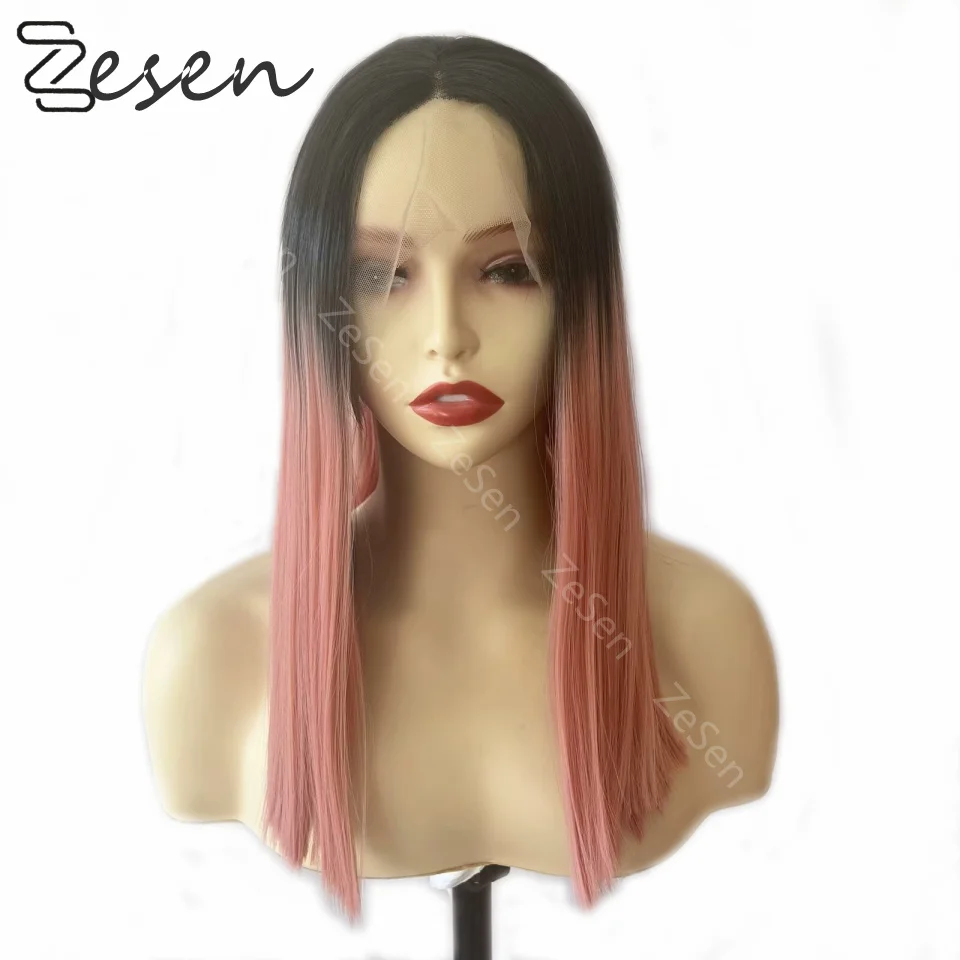 Synthetic Lace Front Wig Ombre Pink Heat Resistant Fiber Hair Short Bob Straight Lace Frontal Wigs For Women Cosplay Daily Wear
Synthetic Lace Front Wig Ombre Pink Heat Resistant Fiber Hair Short Bob Straight Lace Frontal Wigs For Women Cosplay Daily Wear