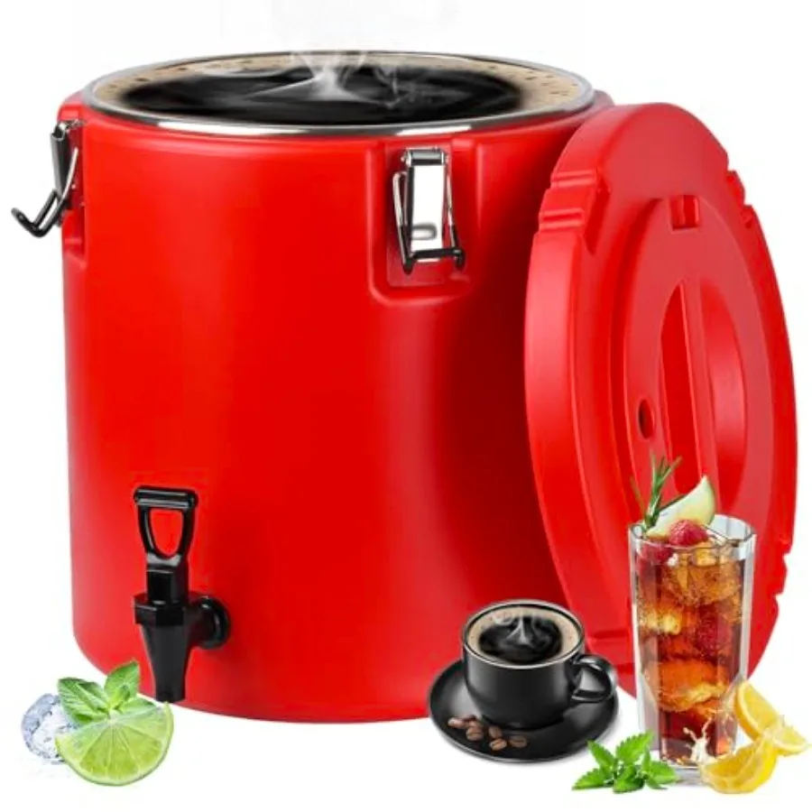 8 Gal Insulated Beverage Dispenser for Commercial Catering, Camping Parties: 304 Stainless Steel Interior Spout, Silver, Keeps
8 Gal Insulated Beverage Dispenser for Commercial Catering, Camping Parties: 304 Stainless Steel Interior Spout, Silver, Keeps