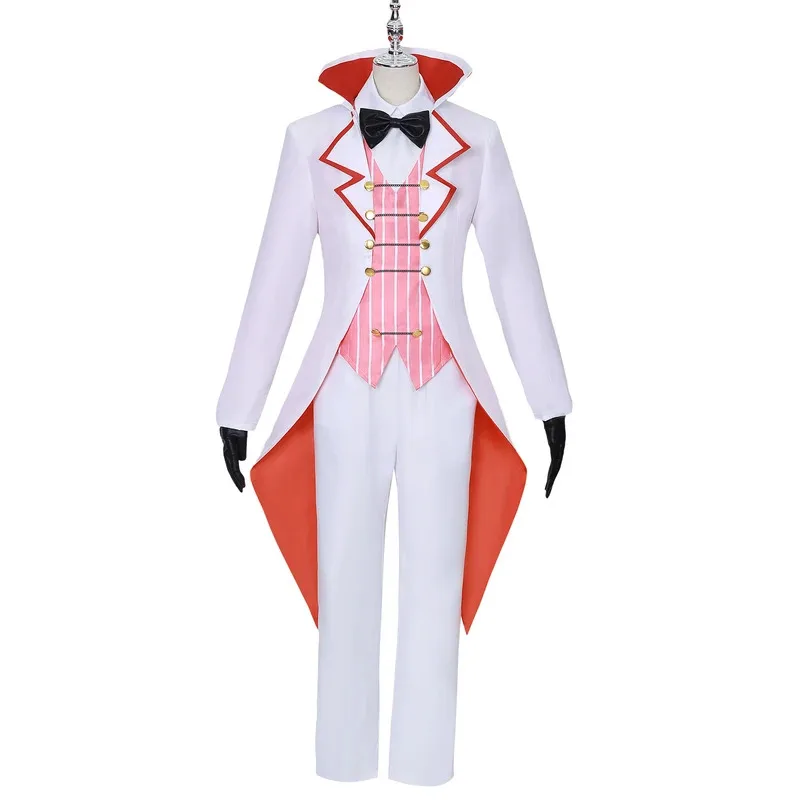 Hazbin Lucifer Cosplay Anime Hotel Morningstar Cosplay Costume Wig Daddy White Suit Devil Hell Halloween Party Adult Men Costume
Hazbin Lucifer Cosplay Anime Hotel Morningstar Cosplay Costume Wig Daddy White Suit Devil Hell Halloween Party Adult Men Costume