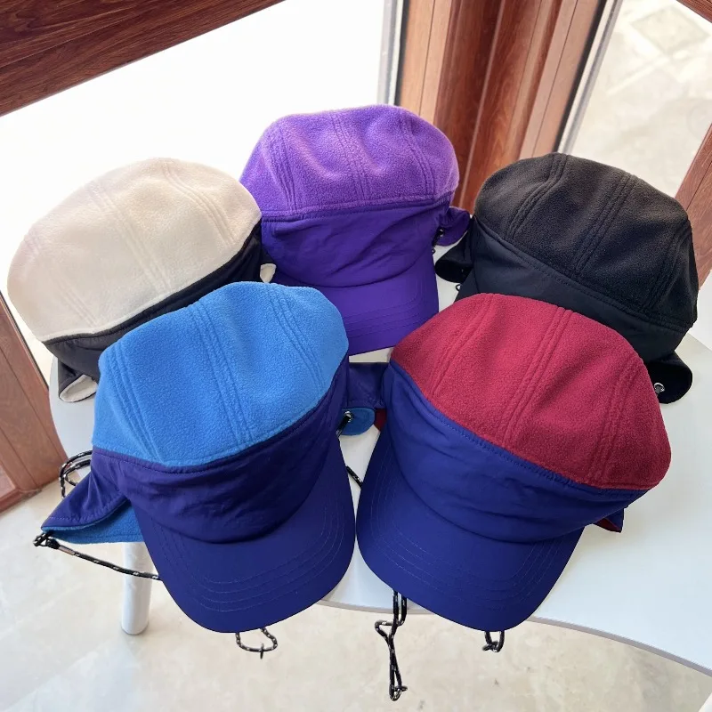 Japanese Retro Tooling Style Splicing Fleece Pilot Caps for Men and Women Winter Outdoor Camping Warm Casual Bomber Hats
Japanese Retro Tooling Style Splicing Fleece Pilot Caps for Men and Women Winter Outdoor Camping Warm Casual Bomber Hats
