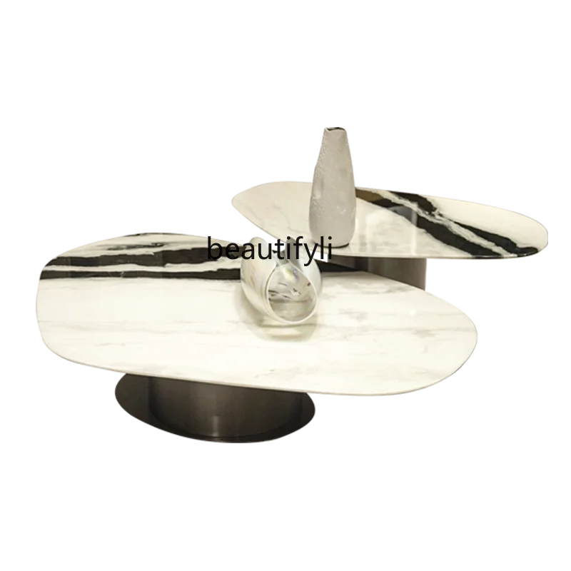 Marble, coffee table modern simple living room home, coffee table size combination
Marble, coffee table modern simple living room home, coffee table size combination