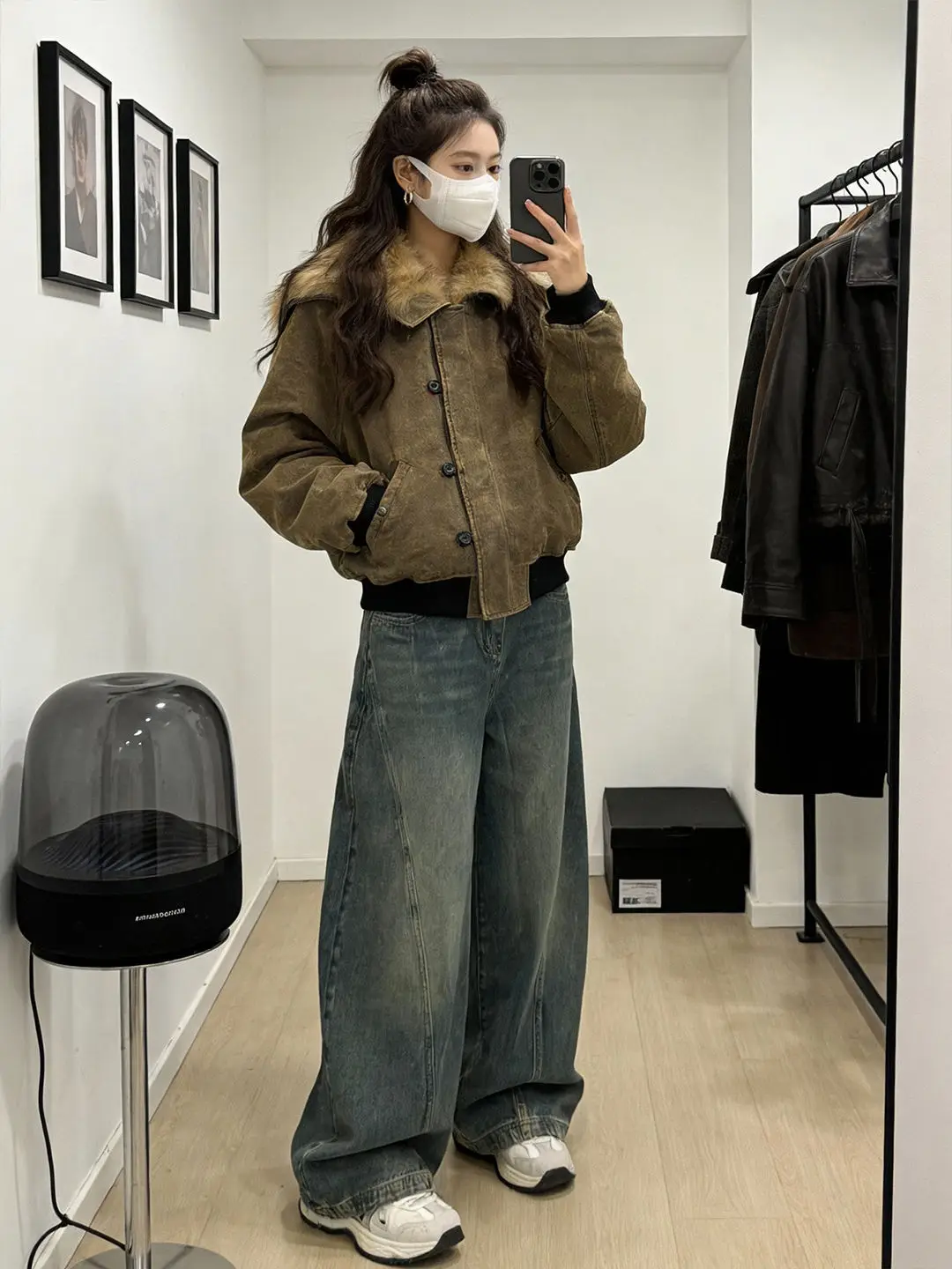 Brown Fur Jaet Women's ort Quilted Cotton Outerwear Inteated Leather And Fur Thiened Korean Sle Commute
Brown Fur Jaet Women's ort Quilted Cotton Outerwear Inteated Leather And Fur Thiened Korean Sle Commute