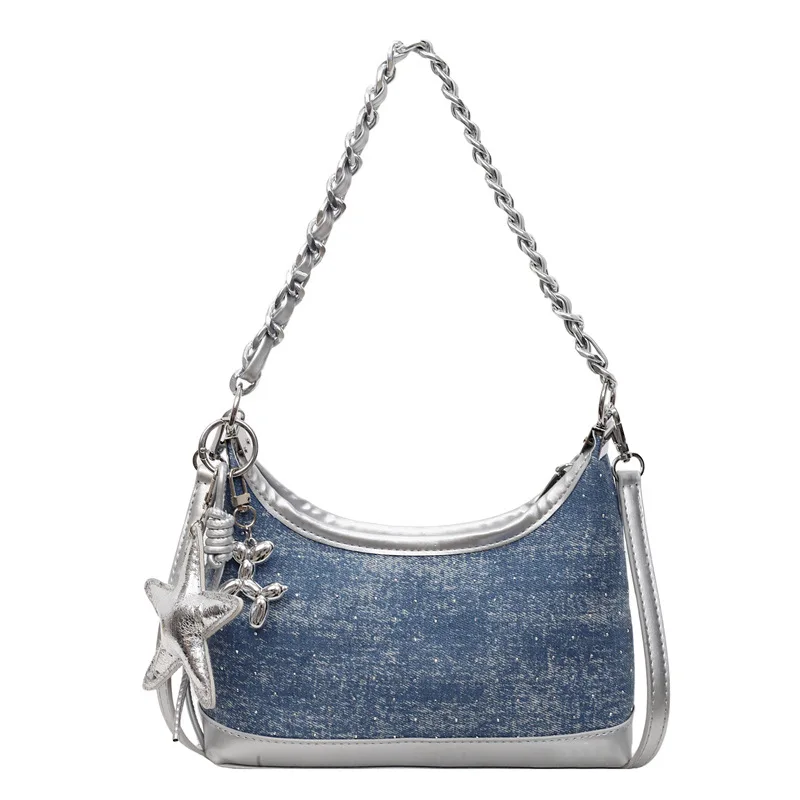 Джинсовая женская сумка подмышки - винтажная сумка через плечо, роскошная сумка через плечо с просторной вместительностью, шикарный стиль в стиле ретро в стиле бохо
Джинсовая женская сумка подмышки - винтажная сумка через плечо, роскошная сумка через плечо с просторной вместительностью, шикарный стиль в стиле ретро в стиле бохо