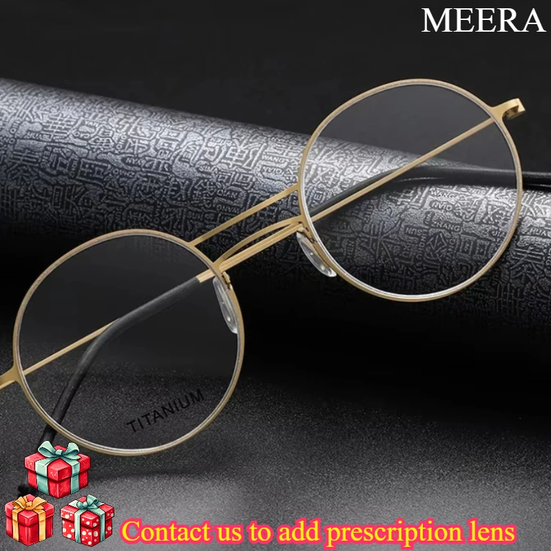 5518 Fashion Double Girder Eyewear Retro Pure Titanium Round Glasses Comfortable Optical Prescription Eyeglasses Frame Men Women
5518 Fashion Double Girder Eyewear Retro Pure Titanium Round Glasses Comfortable Optical Prescription Eyeglasses Frame Men Women