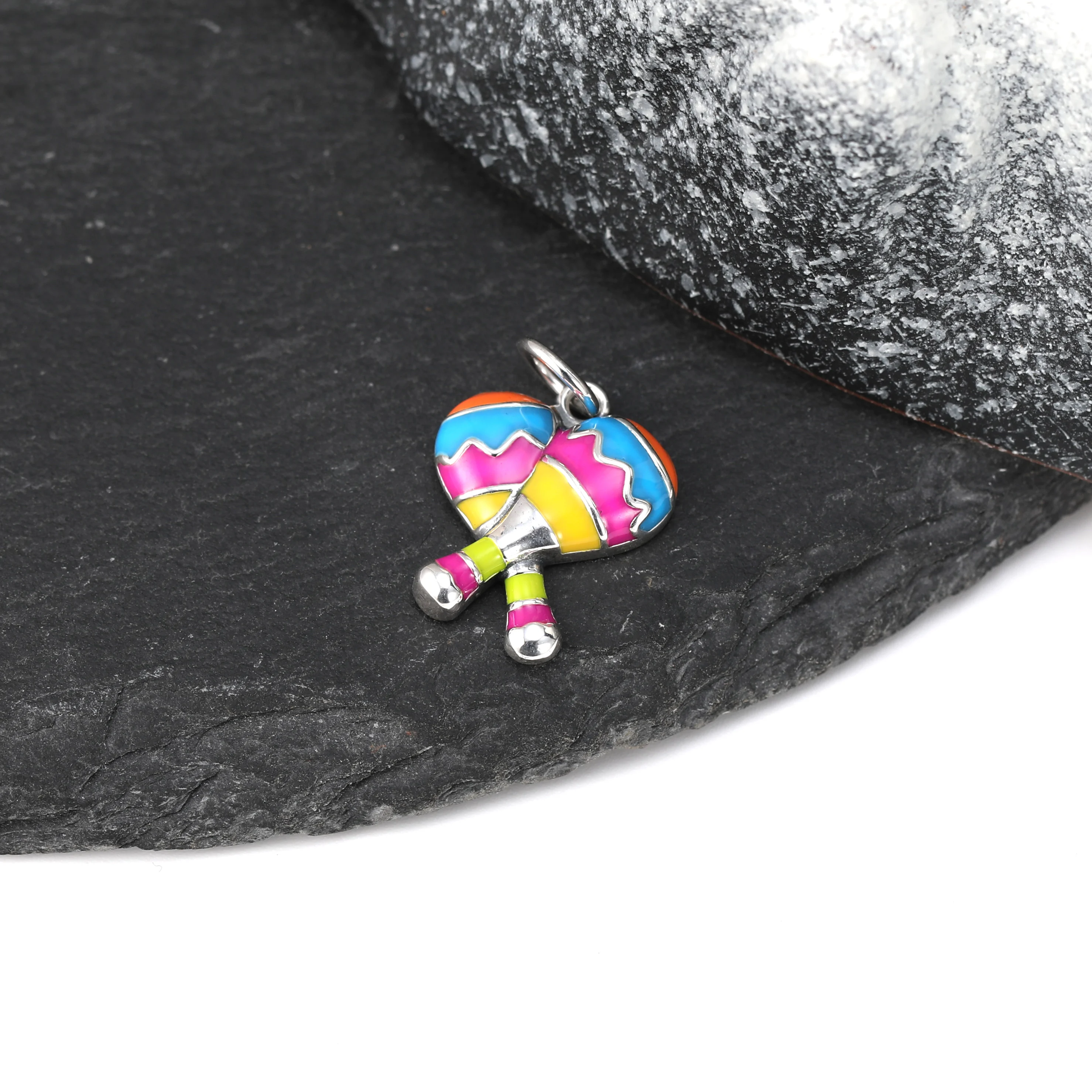 DJ254 genuine 925 sterling silver fashionable and exquisite keychain accessory, enamel festival sand ball pendant
DJ254 genuine 925 sterling silver fashionable and exquisite keychain accessory, enamel festival sand ball pendant