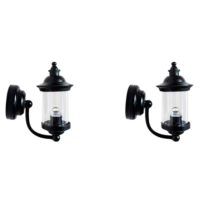 2X 1/12 весы, аксессуары для кукольного домика, миниатюрный светодиодный настенный светильник, уличный фонарь, черный настенный светильник, на батарейках-Y44A
2X 1/12 весы, аксессуары для кукольного домика, миниатюрный светодиодный настенный светильник, уличный фонарь, черный настенный светильник, на батарейках-Y44A