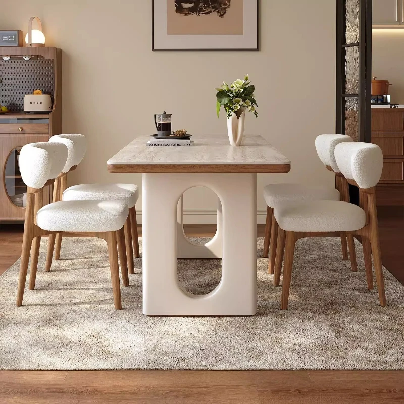 6 Person White Dining Table Luxury Design Modern Nordic Living Room Dining Table Restaurant Wooden Tavoli Da Pranzo Furniture
6 Person White Dining Table Luxury Design Modern Nordic Living Room Dining Table Restaurant Wooden Tavoli Da Pranzo Furniture