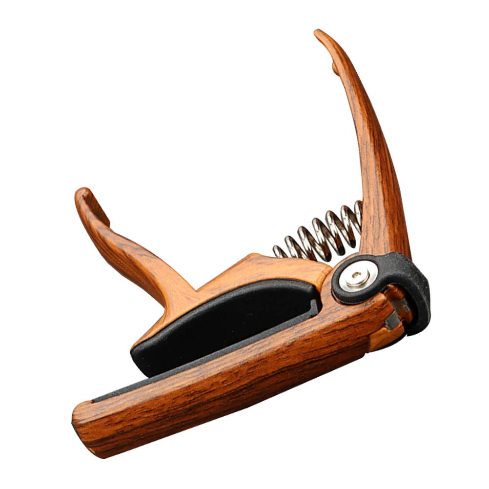 Guitar Capo for Acoustic Classical Accessories Light Brown Zinc Alloy Trigger Tension Adjustable
Guitar Capo for Acoustic Classical Accessories Light Brown Zinc Alloy Trigger Tension Adjustable