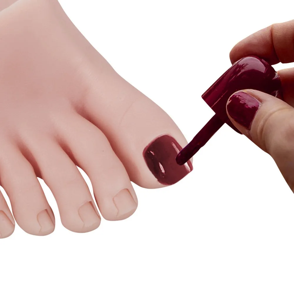 Soft Silicone Silicone Practice Foot Left/Right Dark Skin Nail Art Training Foot Prosthetic Tool Fake Foot Model
Soft Silicone Silicone Practice Foot Left/Right Dark Skin Nail Art Training Foot Prosthetic Tool Fake Foot Model