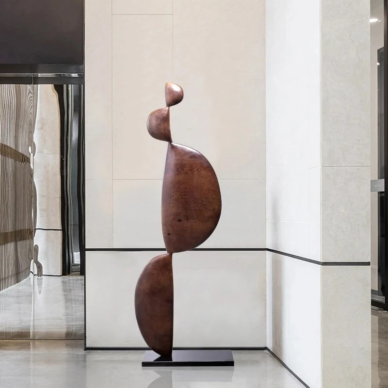 Abstract solid wood sculpture artwork hotel lobby interior soft decoration large floor ornament
Abstract solid wood sculpture artwork hotel lobby interior soft decoration large floor ornament