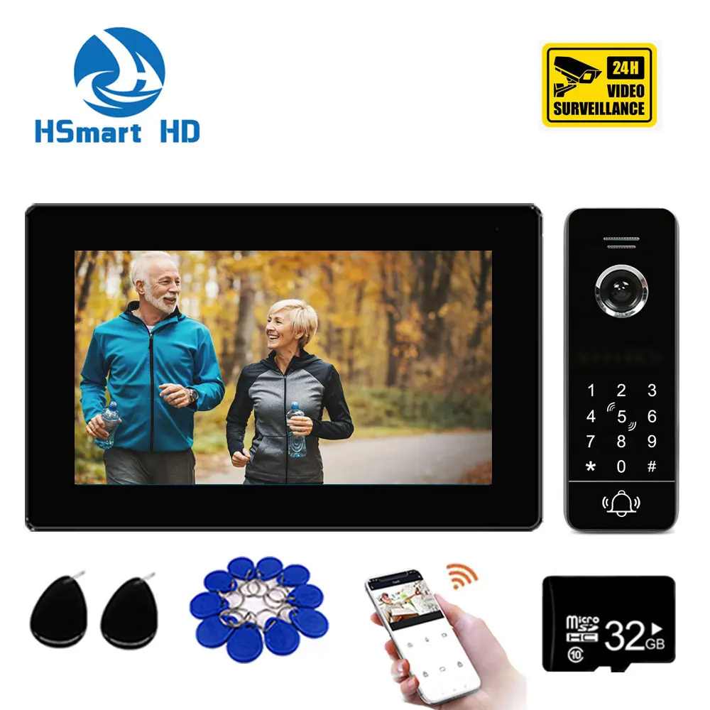 Tuya Smart 10-дюймовый беспроводной Wi-Fi Smart IP-видеодомофонная система 1 монитор с сенсорным экраном и разблокировкой проводного пароля 1080P
Tuya Smart 10-дюймовый беспроводной Wi-Fi Smart IP-видеодомофонная система 1 монитор с сенсорным экраном и разблокировкой проводного пароля 1080P
