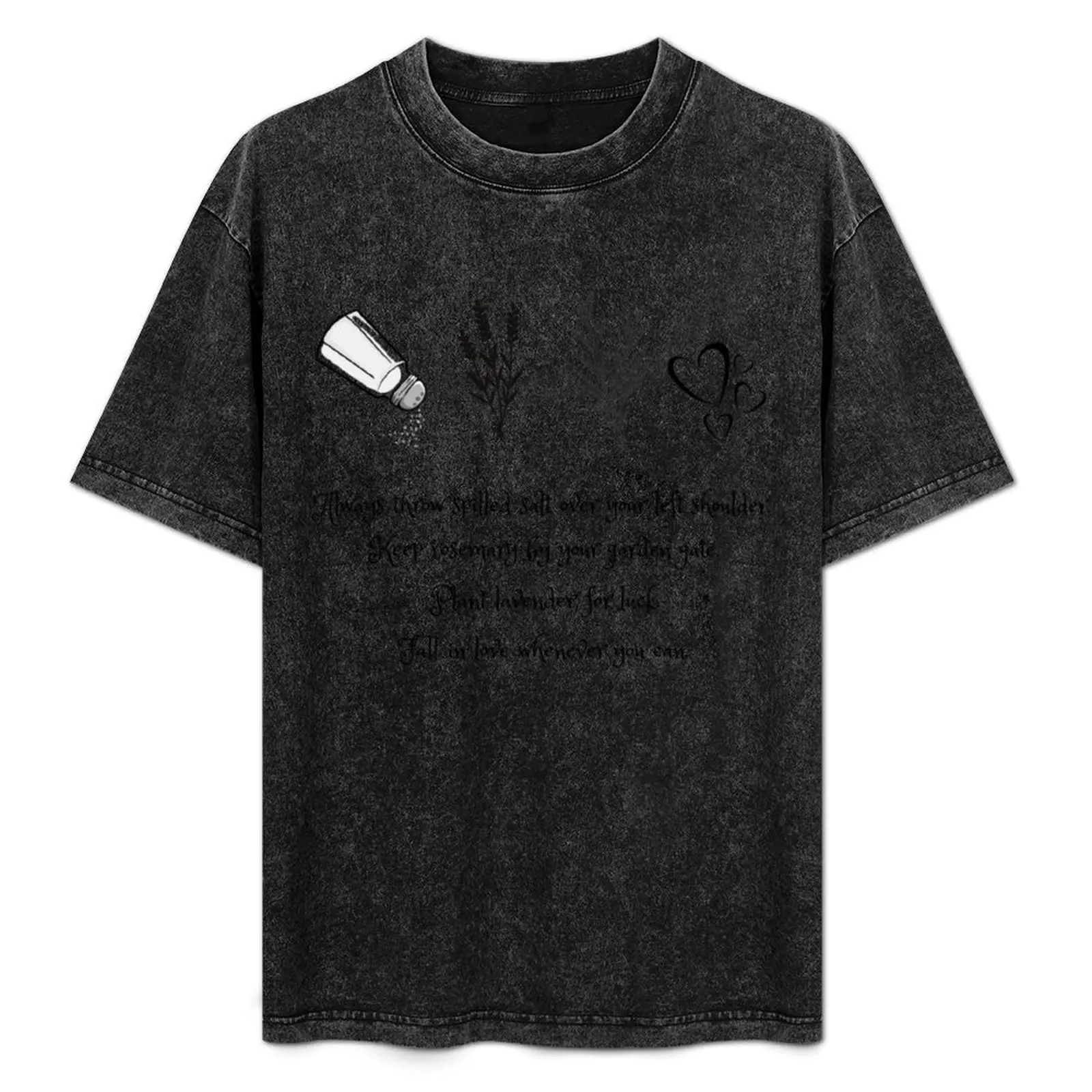 Always throw spilled salt over your left shoulder shirt T-Shirt Modern Print Casual T-Shirt
Always throw spilled salt over your left shoulder shirt T-Shirt Modern Print Casual T-Shirt