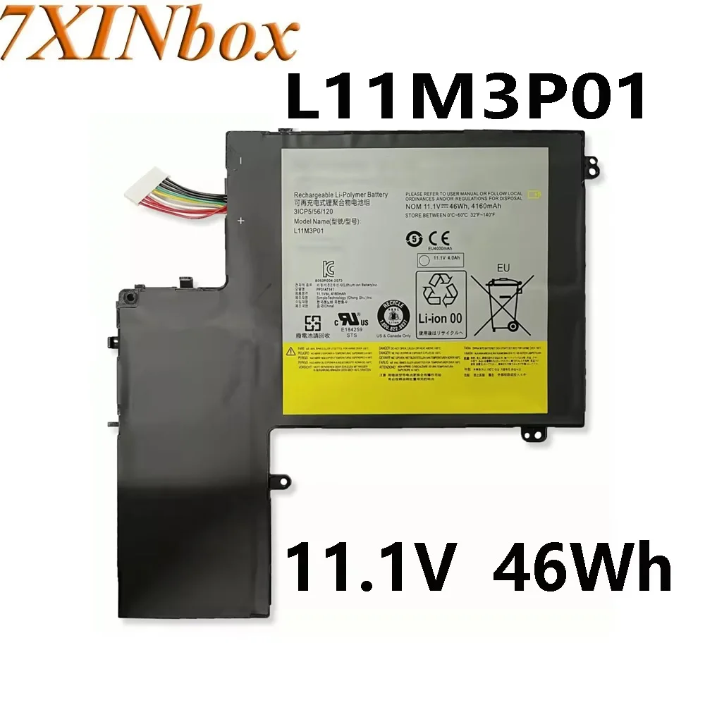 7XINbox L11M3P01 11,1 В 46 Втч Аккумулятор для ноутбука Lenovo ideapad U310 MAG6BGE 4375-B2U 3ICP5/56/120
7XINbox L11M3P01 11,1 В 46 Втч Аккумулятор для ноутбука Lenovo ideapad U310 MAG6BGE 4375-B2U 3ICP5/56/120