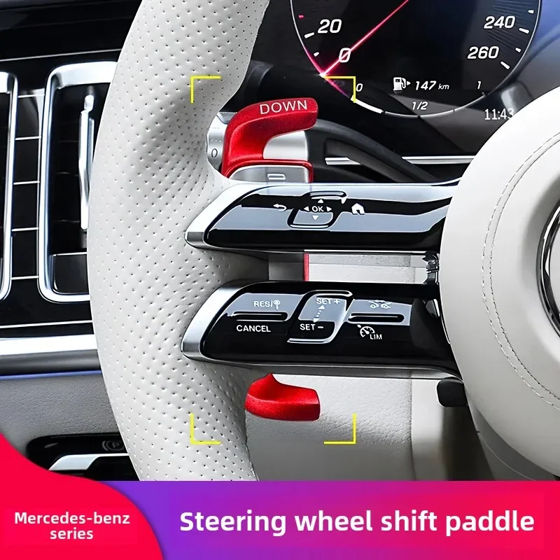 Interior Mouldings For Mercedes-Benz W206 C W223 S W214 E X254 GLC V295 EQE EQS 2022-2025 car steering wheel shift paddles
Interior Mouldings For Mercedes-Benz W206 C W223 S W214 E X254 GLC V295 EQE EQS 2022-2025 car steering wheel shift paddles