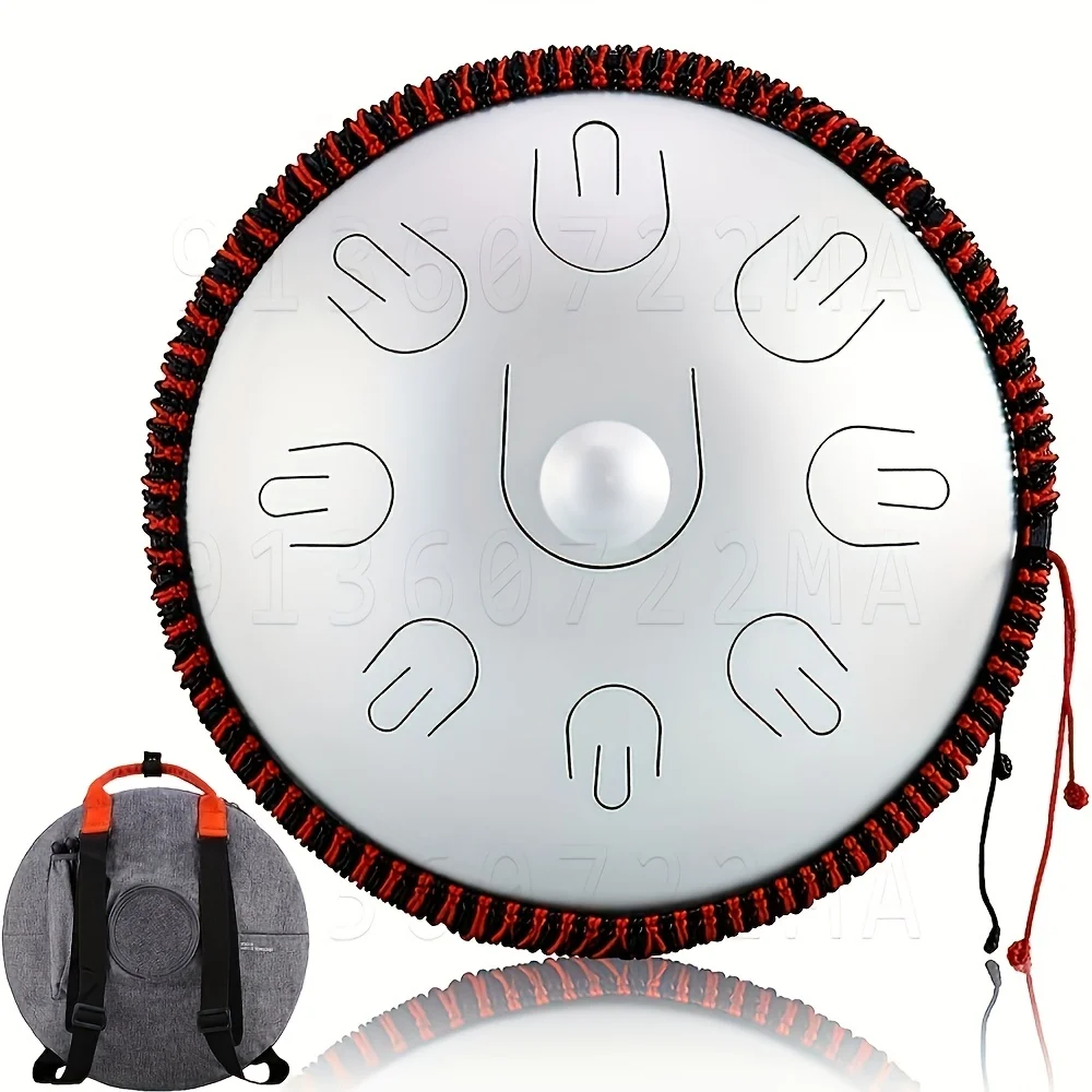 Beginner's 14-Inch D-Minor Handpan Drum Set - 9 Notes, Stainless Steel Tongue Drum with Easy Harmony Play, Unique Octave
Beginner's 14-Inch D-Minor Handpan Drum Set - 9 Notes, Stainless Steel Tongue Drum with Easy Harmony Play, Unique Octave