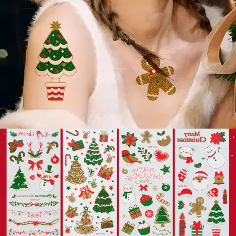 Рождественские временные татуировки для лица, рука, рука, боди-арт, поддельные татуировки, блестящие переводные татуировки, наклейки, долговечные татуировки
Рождественские временные татуировки для лица, рука, рука, боди-арт, поддельные татуировки, блестящие переводные татуировки, наклейки, долговечные татуировки