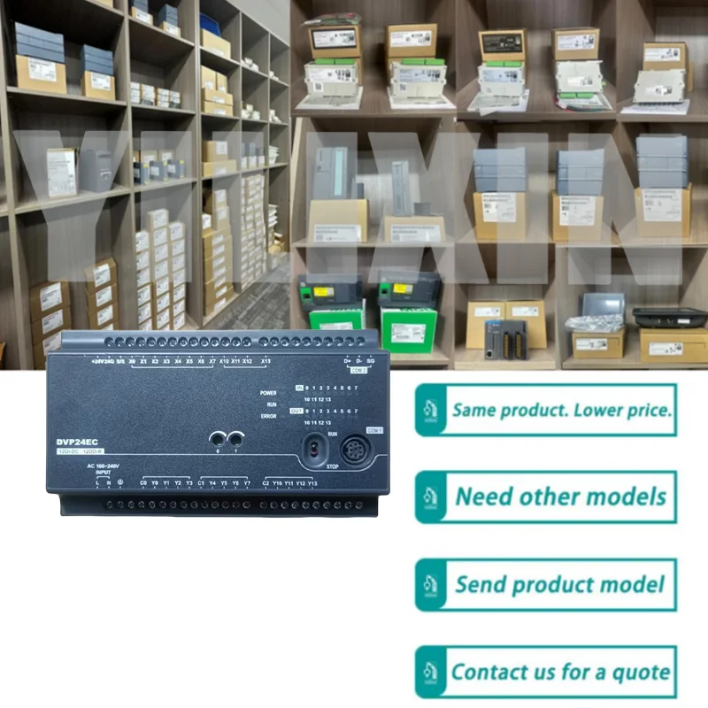 New DVP24EC00R3 DVP24EC00T3 Controller
New DVP24EC00R3 DVP24EC00T3 Controller