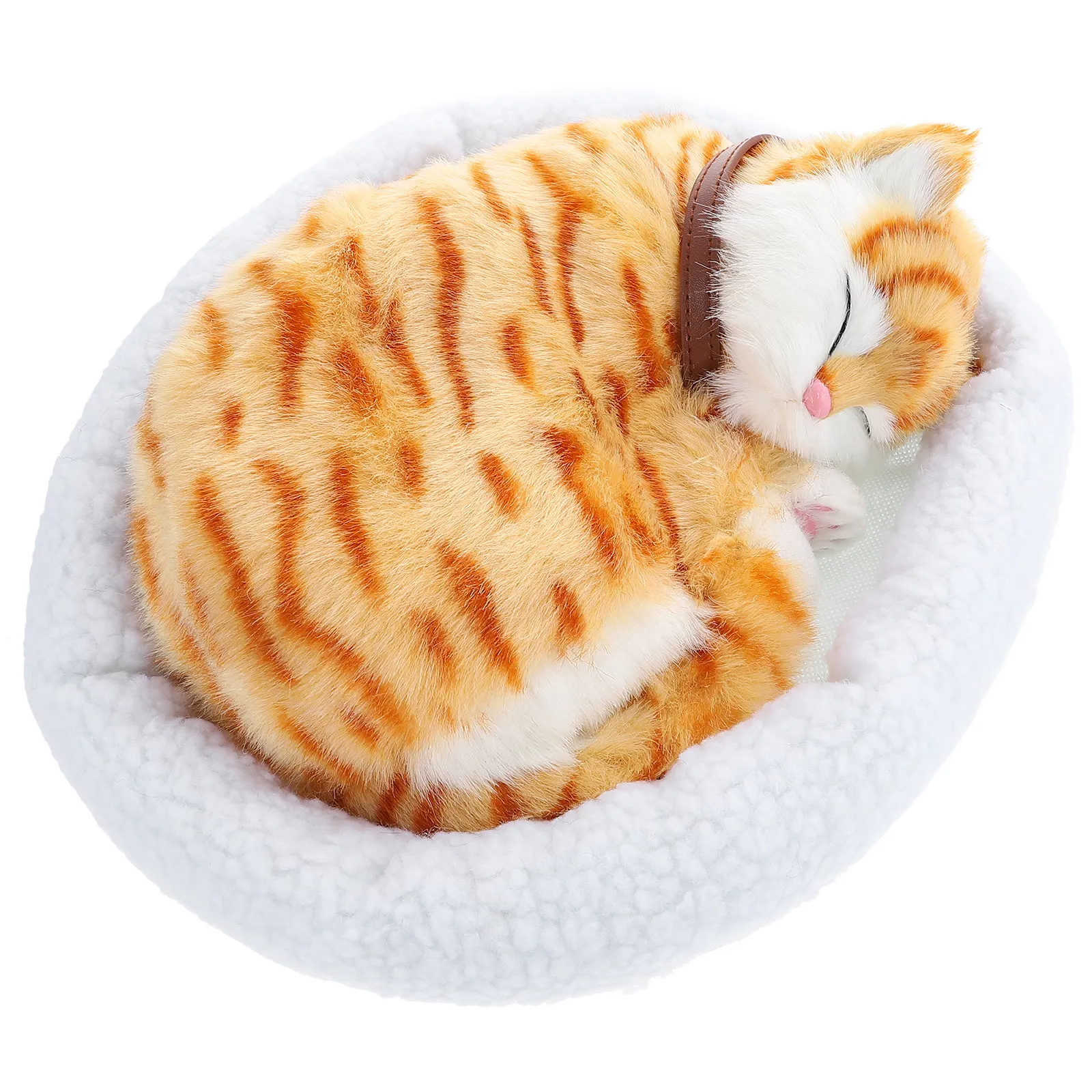 Simulation Sleeping Cat Decoration Realistic Ornament Bedroom Study Photography Prop Breathing Cat Simulation Model
Simulation Sleeping Cat Decoration Realistic Ornament Bedroom Study Photography Prop Breathing Cat Simulation Model