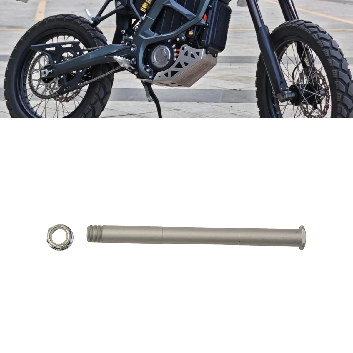 Electric Off-Road Motorcycles Accessories For SURRON Ultra Bee Front Axle, Middle Axle, And Rear Axle With Nuts
Electric Off-Road Motorcycles Accessories For SURRON Ultra Bee Front Axle, Middle Axle, And Rear Axle With Nuts