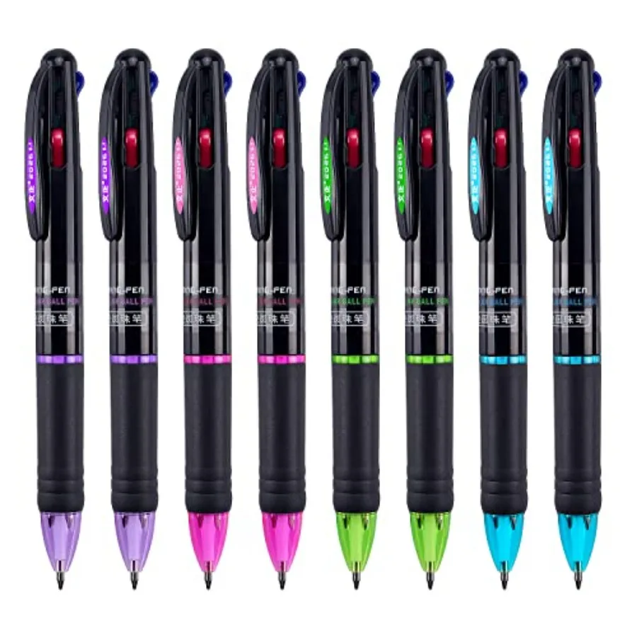 8 Pack Multicolor Ballpoint Pens 4-in-1 0.7mm Colored Retractable Ballpoint Gift Pens for Office School Supplies Students Gift
8 Pack Multicolor Ballpoint Pens 4-in-1 0.7mm Colored Retractable Ballpoint Gift Pens for Office School Supplies Students Gift